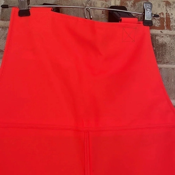 Orange Industrial Work Safety Bib Overalls - Picture 3 of 12